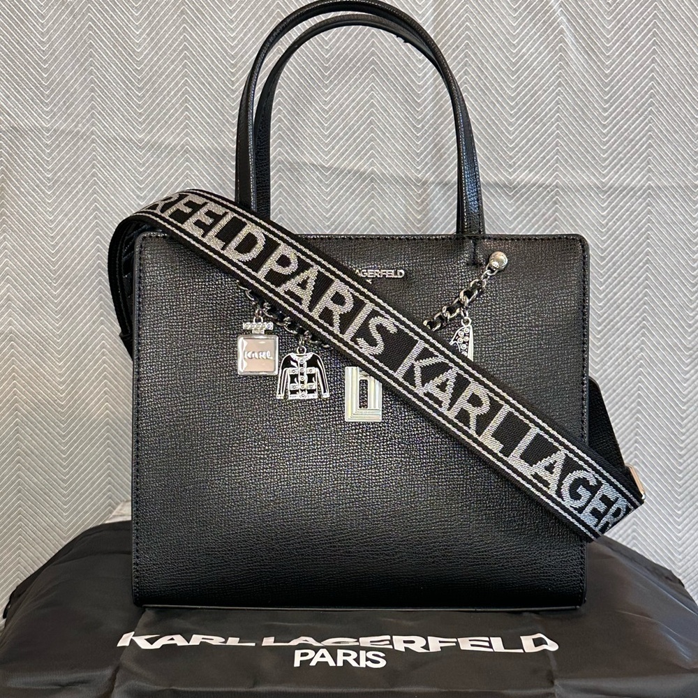 NWT Karl Lagerfeld Black Handbag